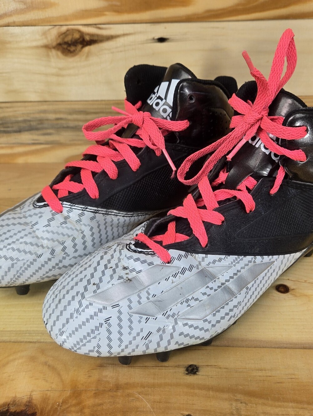Adidas 5 Star-Mid Mens Size 7.5 M Athletic Shoes D70136 FOOTBALL LACROSSE Vg